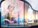 Прозрачные LED-экраны — как заставить витрину транслировать футуристичную графику, сохранив солнечный свет в помещении